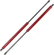 X AUTOHAUX 600mm/23.62" Gas Struts 1250N Gas Springs Red Carbon Steel 2 Pcs RV Car Toolbox Lid Storage Box Cover Cabinet Door Cover
