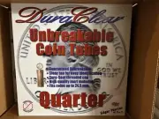 New Old Stock 400 Duraclear Round Coin Tubes for Quarters (25 cent) Four Boxes