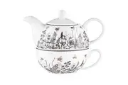 Ashdene Queen Bee Tea For One Coffee Herbal Drink Teapot Teacup Set w Infuser
