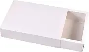 AIMALL 25-Pack White Kraft Paper Drawer Boxes, Versatile Jewelry and Gift Packaging, Elegant Slide-Out Design