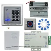 125KHZ RFID Card+Password Door Access Control System+60KG Door Magnetic Lock TOP