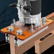 For 65mm Trimming Machine 2 In 1 Slotted Bracket Invisible Fasteners Wardrobe Cupboard Panel Punch Locator Aluminum with
