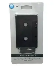Cassette Adapter Car Connecting Pack for Stereo CD Walkman - ONN Brand New!
