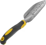 Happyyami Gardening Hand Trowel with Dual Color Handle Durable Garden Spade for Digging Planting and Weeding Essential Grass Digging Tool for All Garden Tasks
