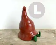 Latex mold for concrete, plaster, resin and more, Gnome/nordic tomte nisse (L)