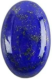 [Akshita gems] Certified Unheated Untreatet 5.25 Ratti 4.55 Carat A+ Quality Natural Lapis Lazuli Lajward Stone Gemstone Ring For Women's and Men's, Crystal, Lapis Lazuli