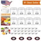 Compact Ceramic Butter Warmer Set for Melting with 32 Candles - Microwave Safe