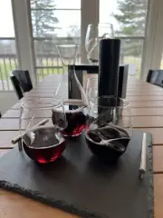 Veneto Wine Set New Glasses (4) Decanter, Charcuterie Board, Wine Opener