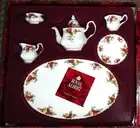 Royal Albert Bone China Old Country Roses Miniature Child Tea Set 6 piece