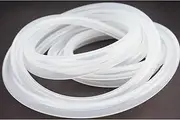 DJMed Silicone Suction Tube, Food & Medical Grade Transparent, Frosted Clear, 2.2m