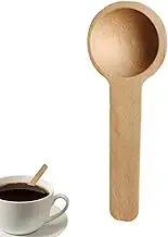 Wooden Spoons - Multipurpose Use Bath Salt Scoop | Eco Friendly Wooden Scoops for Jars | Wooden Kitchen Spoons for Stirring Beverages and Cafe Use | Powder Spoon