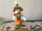 TABLE DECOR SCARECROW TOP DECOR SCARECROW HELLO FALL THANKSGIVING HOUSE DECOR