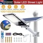 Solar LED Street Light & Remote Waterproof Outdoor Yard Garden Flood Street Lamp