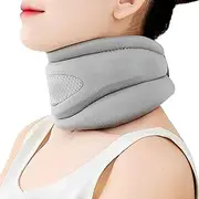 Neck Brace for Sleeping, Soft Foam Neck Support for Neck Pain, Adjustable Cervical Collar Keep Vertebrae Stable and Aligned, Relief of Cervical Spine Pressure for Sleeping