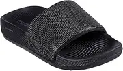 [Skechers] Women's Single Band Slide Sandal