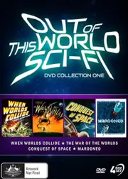 Out Of This World Sci-Fi - When Worlds Collide / War Of The Worlds / Conquest Of Space / Marooned - DVD