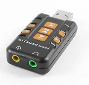 XYWHPGV Black External USB 2.0 to 3D Virtual Audio Sound Card 8.1 CH(07216 6156d 7efbd 7bca3 3f844 4429d