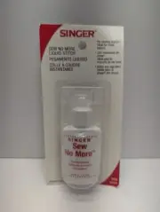 SINGER 00184 Sew No More Fabric Glue, 3/4-Fluid Ounce