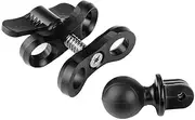 Butterfly Ball Clamp Diving Light Bracket for GoPro