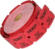 ROMISBABA Raffle Tickets Roll 2000pc Amusement Park Tickets Single Roll Vouchers