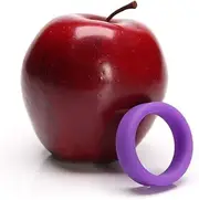 Tantus Super Soft C-Ring - Ultra-Premium Silicone Cock Ring - Purple