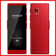 BRAND NEW! Vasco V4 Ruby Red Voice Translator 108 Languages Free Communication