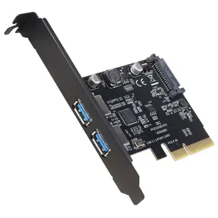 伽利略 PCI-E 4X USB3.1 2 Port 擴充卡(PTU312A)