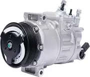 AC Compressor,Compatible For 2006-2013 Aodi A3, 2005-2015 VW Golf Jetta Passat A/C Compressor W/Clutch 1K0820859F