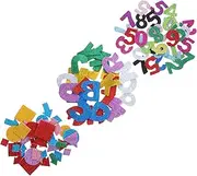 Happyyami 3 Sets Set Gold Powder Letter Sticker Poster Board Bulletin Board Stickers Cut Out Letters Poster Decorating Supplies Alphabet for Classroom Wall Eva