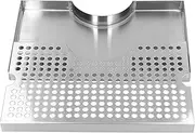 Bar Drip Tray,Stainless Steel Kegerator Beer Drip Tray,Keep Bar Clean Easily Clean Sturdy Non Rusting Unique Shiny Appearance,Beer Tower Drip Tray for Restaurant Home Bar Fridge