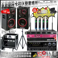 在飛比找PChome24h購物優惠-家庭劇院卡拉OK音響組合 Audioking AK-1201