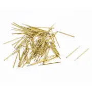 P50Q1 16mm Length 4-Point Crown Tip Spring Loaded Contact Test Probe Pin 100Pcs
