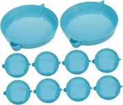 HONITANO 10Pcs Bubble Dipping Tray Bubble Maker for Outdoor Fun Creative Bubble Blowing Activities Party Favors for Family Bonding and
