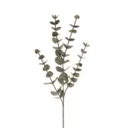 Artificial Australian Native Silk Silver Dollar Eucalyptus Greenery Spray - D...