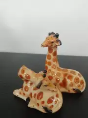 Giraffe Salt and Pepper Shakers - Ceramic