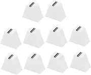 Kisangel 10pcs Push Keycap Keycaps Knobs Console Mixer Slider Knob Cap Buttons Mixer Slider Mat Mixer Caps Knob Replacement Mixer Slider Caps Plastic White