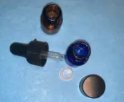 1 - 40 Pieces 1ML/2ML Essential Oil Perfume Small Sample Glass Vials Bottles NEW