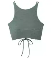 Prana Women Onyx Top + Marta Bottom Bikini (S) Army Green 1965901 / 1965921