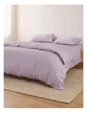 [Sheet Society] Kane Bamboo Quilt Cover Set in Lilac