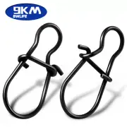 9KM Lock Fishing Snaps Fishing Clips Speed Clips Carabiners Fishing Swivel Snaps