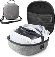 Hard Carrying Case Compatible with Meta Quest 3/ 3S, Hard Case for VR Headset, Touch Controllers and Other Accessories,Suitable for Travel & Home