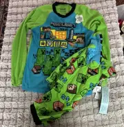 Minecraft 3 Pc Pajamas Set Size Large