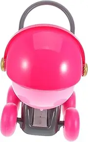 Vaguelly Realistic Mini Doll Stroller Toy for Boys and Girls Play House Accessories Baby Dollhouse and Stroller Model