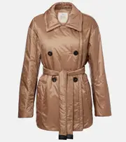 [Max Mara] Max Mara The Cube Calla padded canvas jacket UK 2 beige