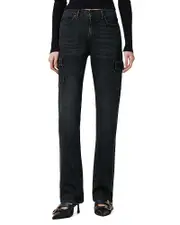 Allsaints Hollis Cargo Bootcut Jeans in Washed Black