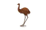 Willow & Silk Emu Garden Statue/Ornament Rustic Garden/Home Decor 59x26x88cm