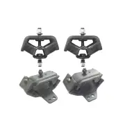Front + Rear Engine Mount Kit for Nissan Navara D22 DX ST-R 2.5L 4Cyl T-Diesel