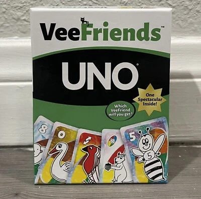 Veefriends UNO Card Game Gary Vee & Mattel BRAND NEW / SEALED IN HAND SHIP READY