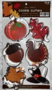 6 Fall Party Cookie Cutters Hobby Lobby Brother Sister Design Studio New 2018