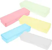 5Pcs Portable Lash Tweezer Storage Cases Eyelash Tweezers Holders Organizers for Eyelash Extension Tools for Beauty